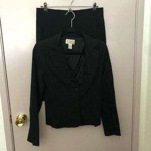 Xoxo Black Skirt Suit Set